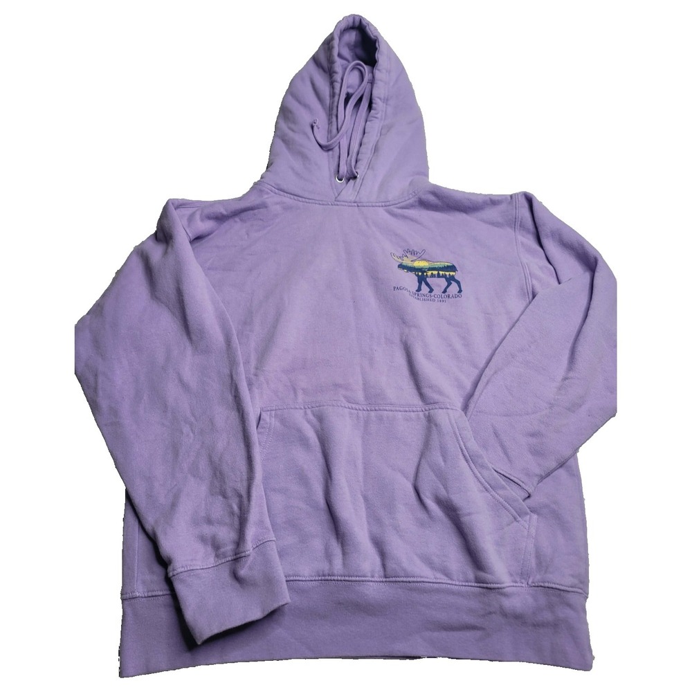 Smart Blanks Pagosa Springs Colorado‎ Purple Hoodie Women's Medium